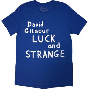 David Gilmour Luck & Strange Logo (Back Print & Ex-Tour) Blue XL Риза (GILTS12MBL04)