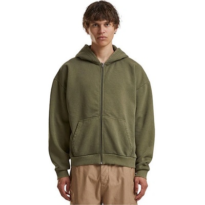 Build Your Brand vintage mikina BY295 Warm khaki