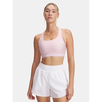 Under Armour Дамски сутиен Under Armour Crossback Mid Bra-PNK Under Armour | Rozov | ЖЕНИ | XS