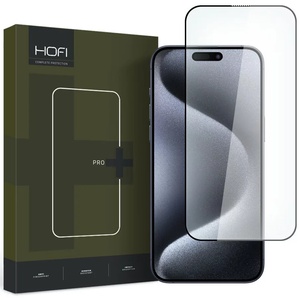 HOFI GLASS PRO+ закалено защитно стъкло за iPhone 15 Pro Max черно (9319456604788)
