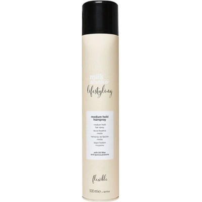 Milk Shake Lifestyling lak na vlasy so strednou fixáciou (with UV Filter and Quinoa Proteins) 500 ml