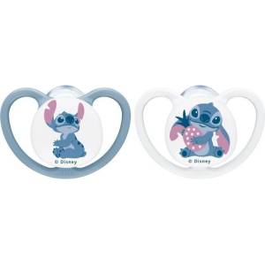 Nuk Силиконови залъгалки NUK Perfect Match - Air, 6-18 м, 2 броя, Stitch (10176418) - ozone