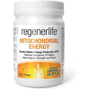 Natural Factors Mитохондриална енергия Regenerlife - Клетъчна енергия и жизненост, 162 g прах (1913 NF)