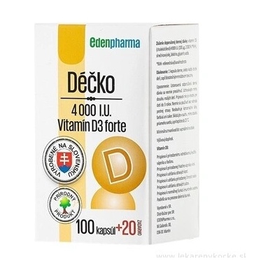 EDENPharma Déčko 4000 IU 120 kapslí