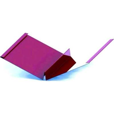 Úžlabí se stojatou drážkou r.š.750mm pozink FeZn lakovaný RAL 3005 červená vínová dl.2m