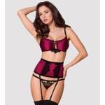 Obsessive Секси комплект Obsessive 861-SEG-5 цикламен