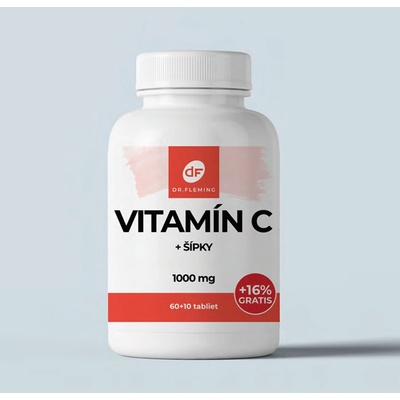 Dr. Fleming Vitamin C 1000mg + šípky +16% gratis 70 ks