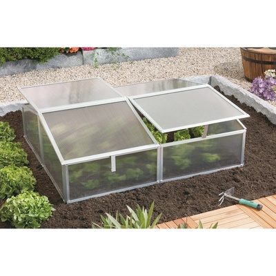 Vitavia Gaia polykarbonát 2x 120 x 100 x 26/39 cm hliník
