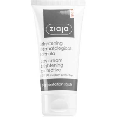 Ziaja Med Whitening Care защитен крем против пигментни петна SPF 20 50ml