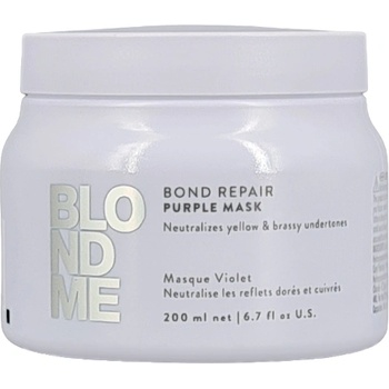 Schwarzkopf BLONDME Bond Repair Purple Mask 200 ml