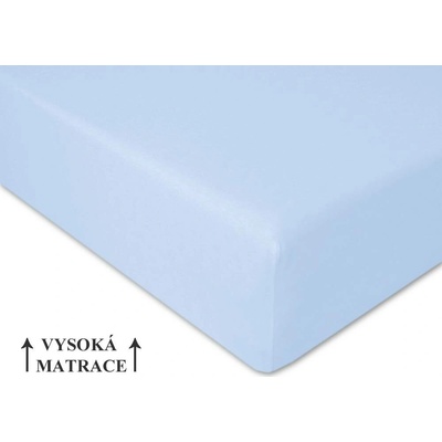 Brotex jersey prostěradlo Exclusive světle modré 80x200