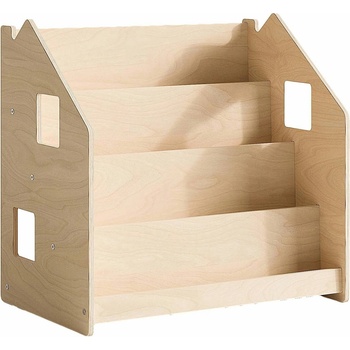 BusyKids Dětská knihovna Domeček - oboustranná