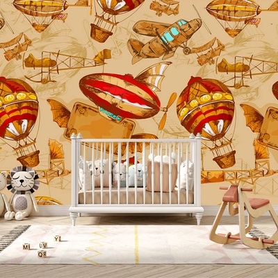 Art gift Детски фототапет - парад в небето