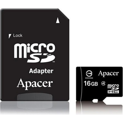 Apacer pamäťová karta Secure Digital Card 16GB micro SDHC AP16GMCSH4