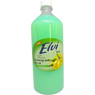 ELVI течен сапун, Delux, 1000мл, Rosemarry and Olive oil