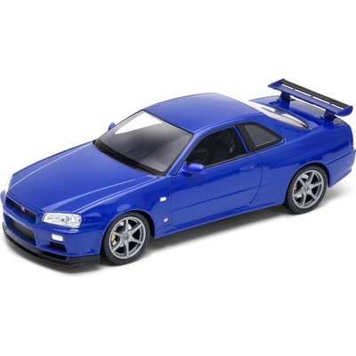 Welly Nissan Skyline GT-R modré 1:24