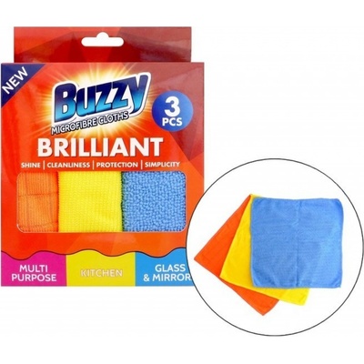 Buzzy Brilliant Utierky z mikrovlákna 3 ks