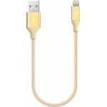 Ttec Кабел ttec - AlumiCable, USB-A/Lighting, 0.3 m, златист (8694470694795)