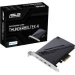 ASUS ThunderboltEX 4 expansion card, dual Thunderbolt 4 (USB-C) ports, DisplayPort 1.4, PCIe 3.0 x4 interface (90MC09P0-M0EAY0)