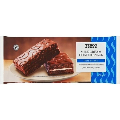 Tesco Milk Cream Coated Snack 10 x 35 g