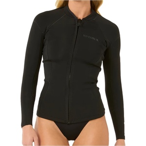 Rip Curl Дамски неопренов костюм Rip curl Women's Dawn Patrol L/S Jacket Wet suit - Black II - размер 6 (US) (150-3950-0212)