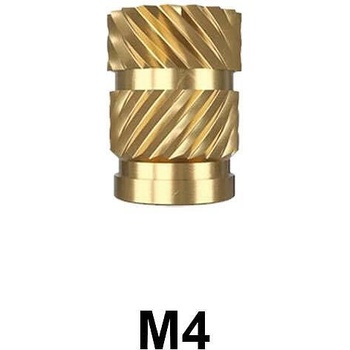 Two Trees Вложка за пластмаса M4/S (месинг) - Brass Inset Nuts, 50 броя в пакет
