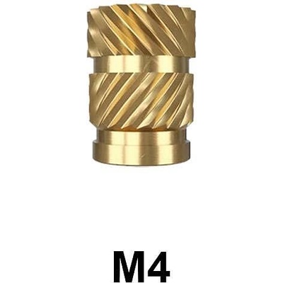 Two Trees Вложка за пластмаса M4/S (месинг) - Brass Inset Nuts, 50 броя в пакет
