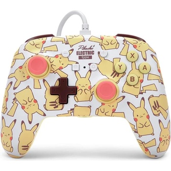 Image 1 of PowerA Enhanced Wired Nintendo Switch Pikachu Blush (1526547-01)