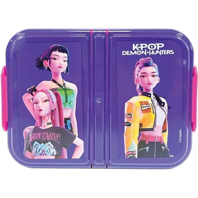 Uwear Кутия за храна с 3 отделения K-Pop Demon Hunters