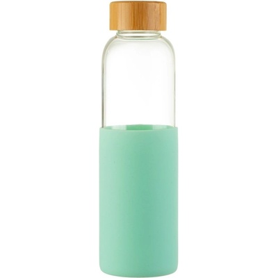 Sass & Belle Fľaša na vodu Mint Green Silicone Sleeve 550ml