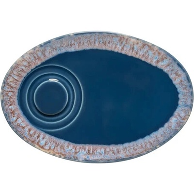 Costa Nova Podšálek s táckem 20x13cm, GRESPRESSO, modrá Denim