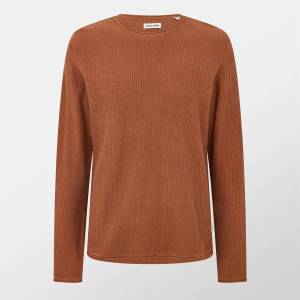 JACK & JONES Блуза Jack and Jones Men's JJ Carpenter Crew Sweatshirt - Mocha Bisque