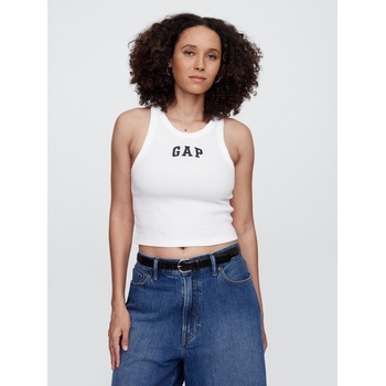 GAP Ребрест потник с лого на GAP GAP | Byal | ЖЕНИ | XS