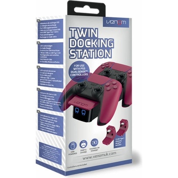 VENOM VS5010 Red PS5 Twin Docking Station