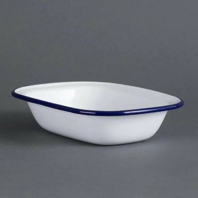 Olympia smaltované misky na koláč obdélníkové 180x135mm 6 ks