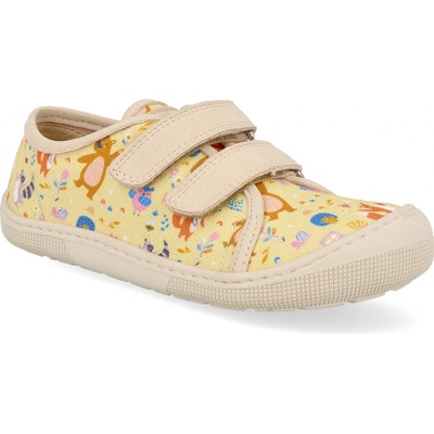 Koel4kids Dud Textile Bear 07M035.50B-850 barefoot tenisky beige