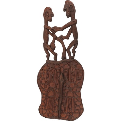 Štít Asmat dřevořezba 81 cm