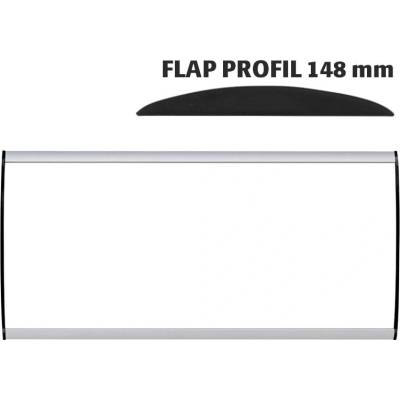 A-Z Reklama CZ Orientační nástěnná tabulka 148 × 350 mm - Flap Profil – kód UDS148NA35