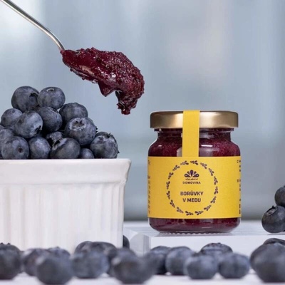 Včelařství Domovina Borůvky v medu 75 g – Sleviste.cz