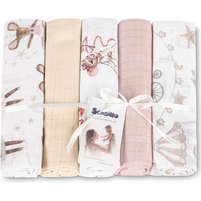 Sensillo Tetra pleny Basic 70×80 cm Mouse pink 5 ks