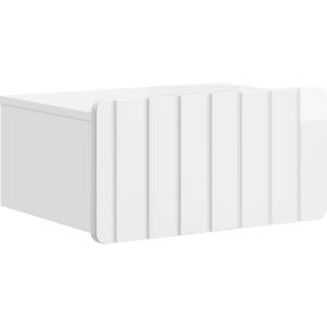 vidaXL Спален шкаф с монтаж на стена Бял гланц 49 x 34, 5 x 24 см (898283)