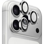 Blueo Протектор - Камера за iPhone 17 Pro / iPhone 17 Pro Max - Син - Сапфирено кристално оригинално стъкло - Сребрист