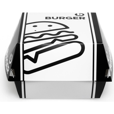Exxprespack obal burger malý 13x13x10 255G/M2 Biela