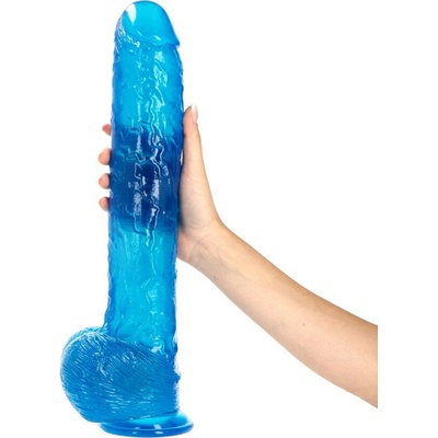 TOYZ4LOVERS Golia XXL dildo BLU TRASPARENTE 42 cm