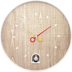 NeXtime Стенен часовник White Nightingale бял (5220WI)