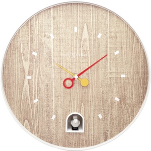 NeXtime Стенен часовник White Nightingale бял (5220WI)