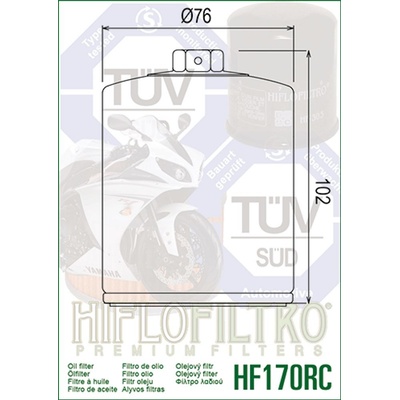 Hiflofiltro Olejový filtr HF170CRC – Sleviste.cz