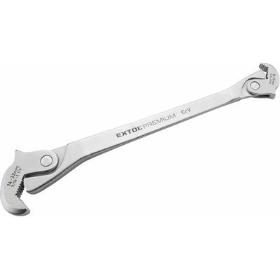 Extol Premium Kľúč nastaviteľný samozvierací 12" 300 mm rozsah 8-17 mm 14-32 mm 8816342