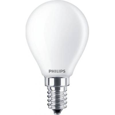 Philips LED žiarovka 1x4,3W E14 470lm 2700K teplá biela, matná biela, EyeComfort