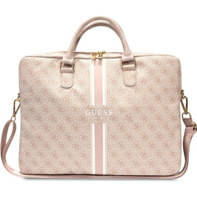 Guess PU 4G Printed Stripes 15-16", pink 57983114181 – Zboží Živě